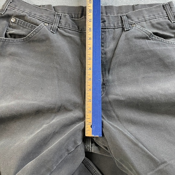 Dickies Men's Relaxed Fit Duck Canvas Carpenter Pants Faded Black 36x34-READ - Picture 10 of 16